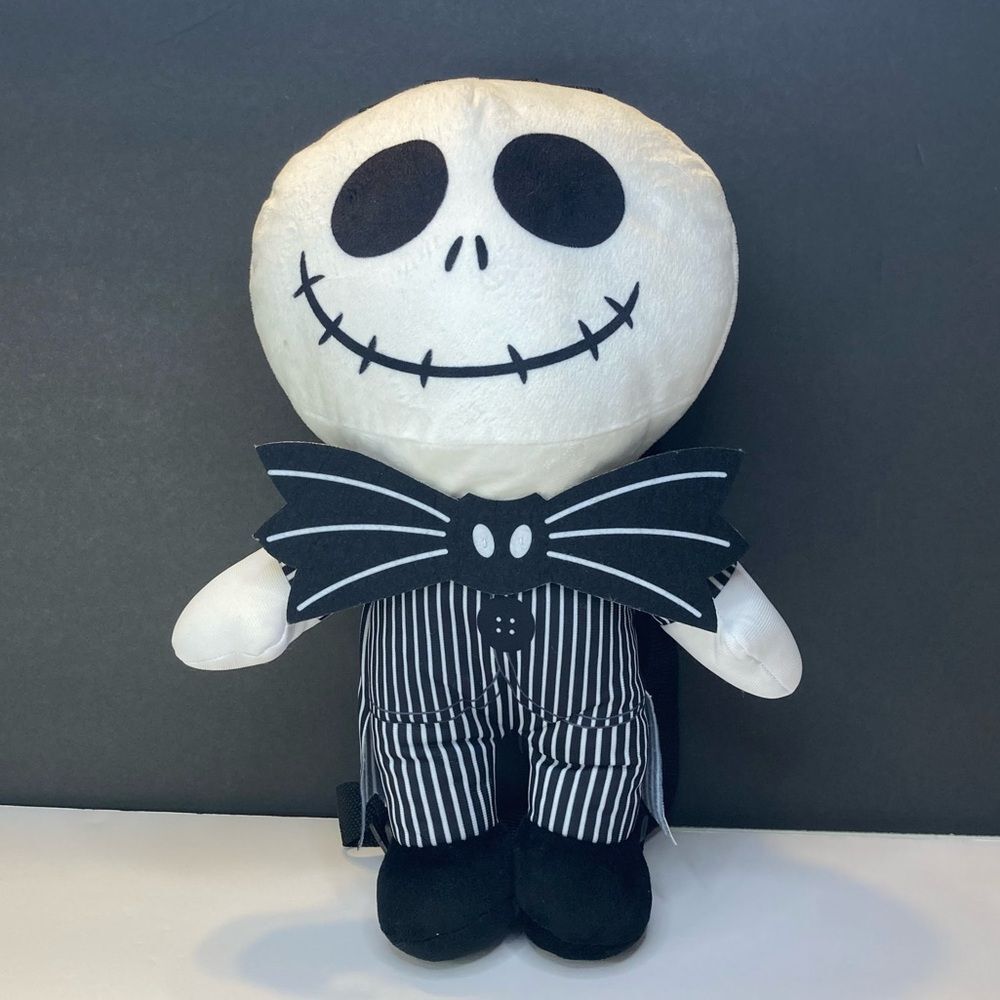 NWT Nightmare Before Christmas Jack Skellington Stuffed Backpack